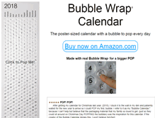 Tablet Screenshot of bubblecalendar.com